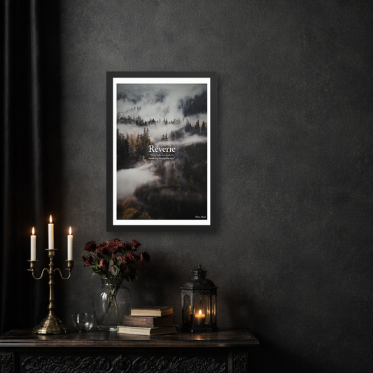 Reverie | Misty Forest Enhanced Premium Framed Poster