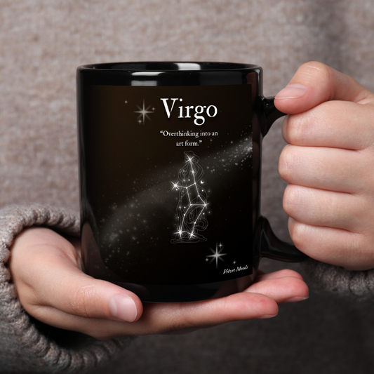 Virgo | Dark Zodiac Constellation Mug