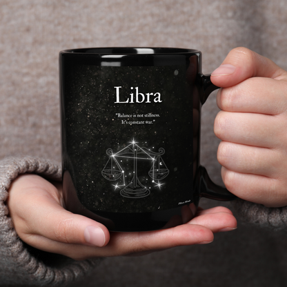 Libra | Dark Zodiac Constellation Mug