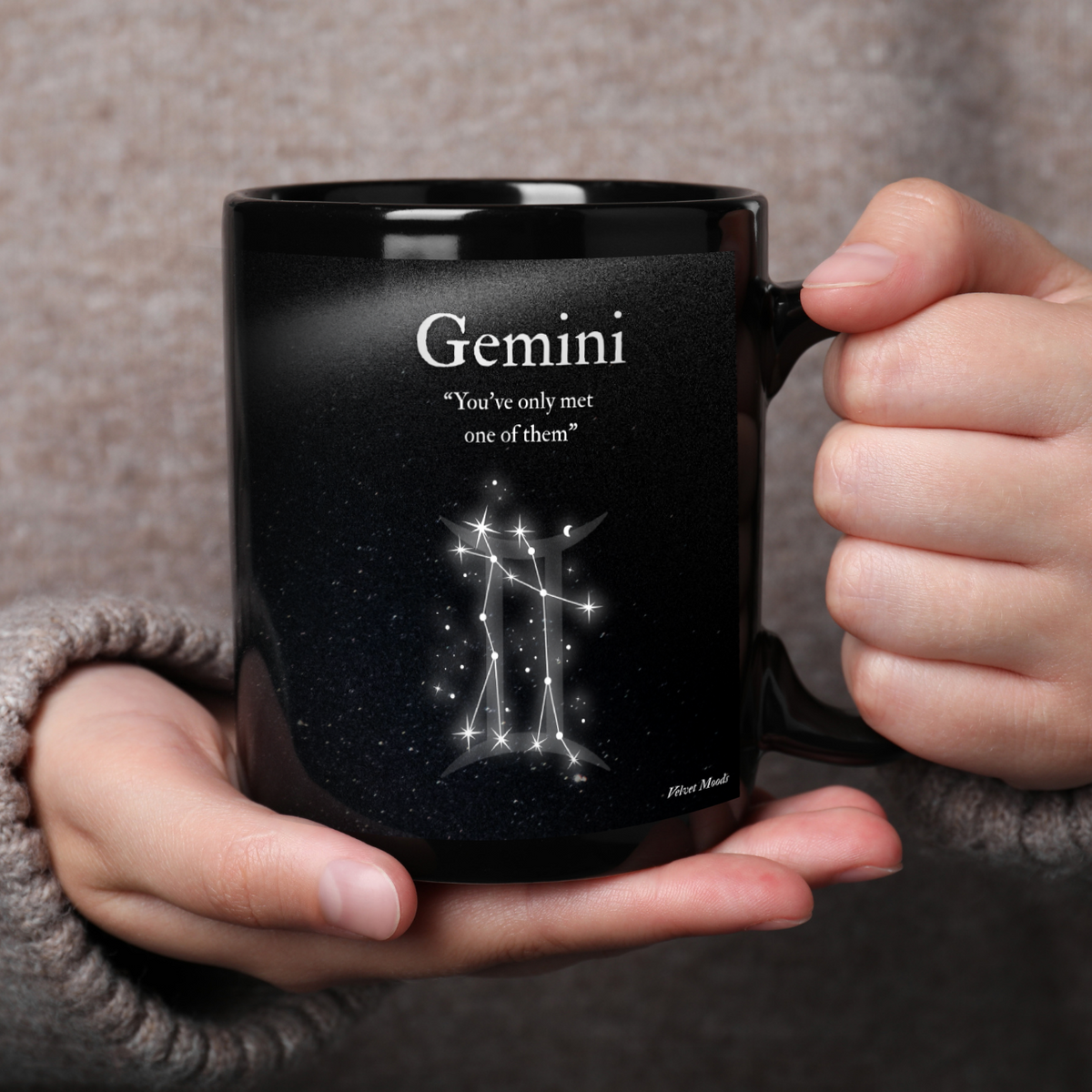 Gemini | Dark Zodiac Constellation Mug