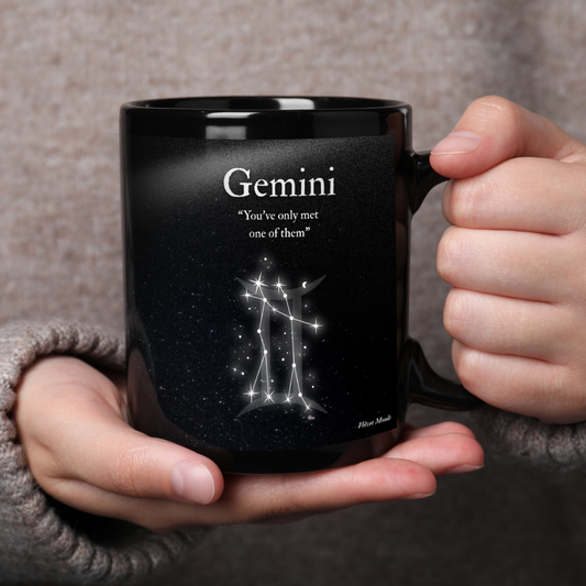 Gemini | Dark Zodiac Constellation Mug