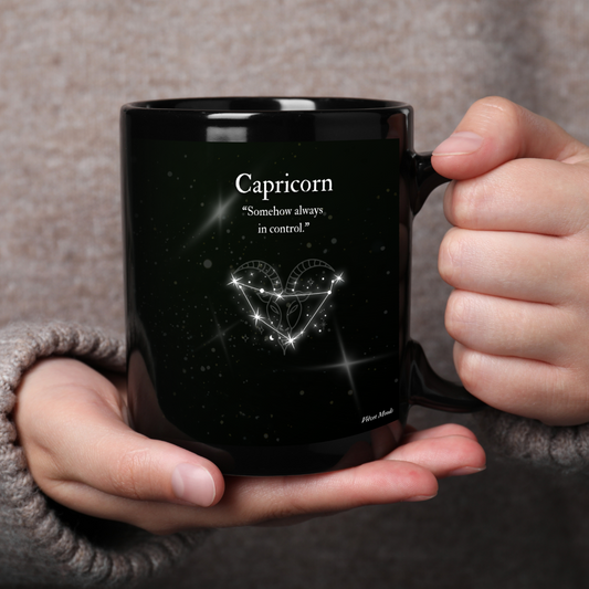 Capricorn | Dark Zodiac Constellation Mug