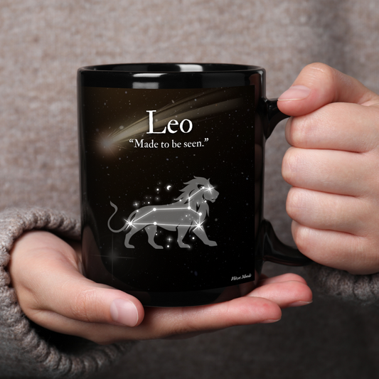 Leo | Dark Zodiac Constellation Mug