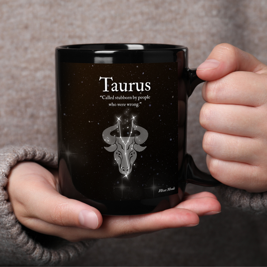 Taurus | Dark Zodiac Constellation Mug