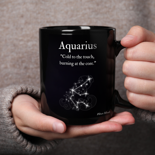 Aquarius | Dark Zodiac Constellation Mug